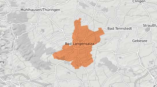 Mietspiegelkarte Bad Langensalza Bad Langensalza